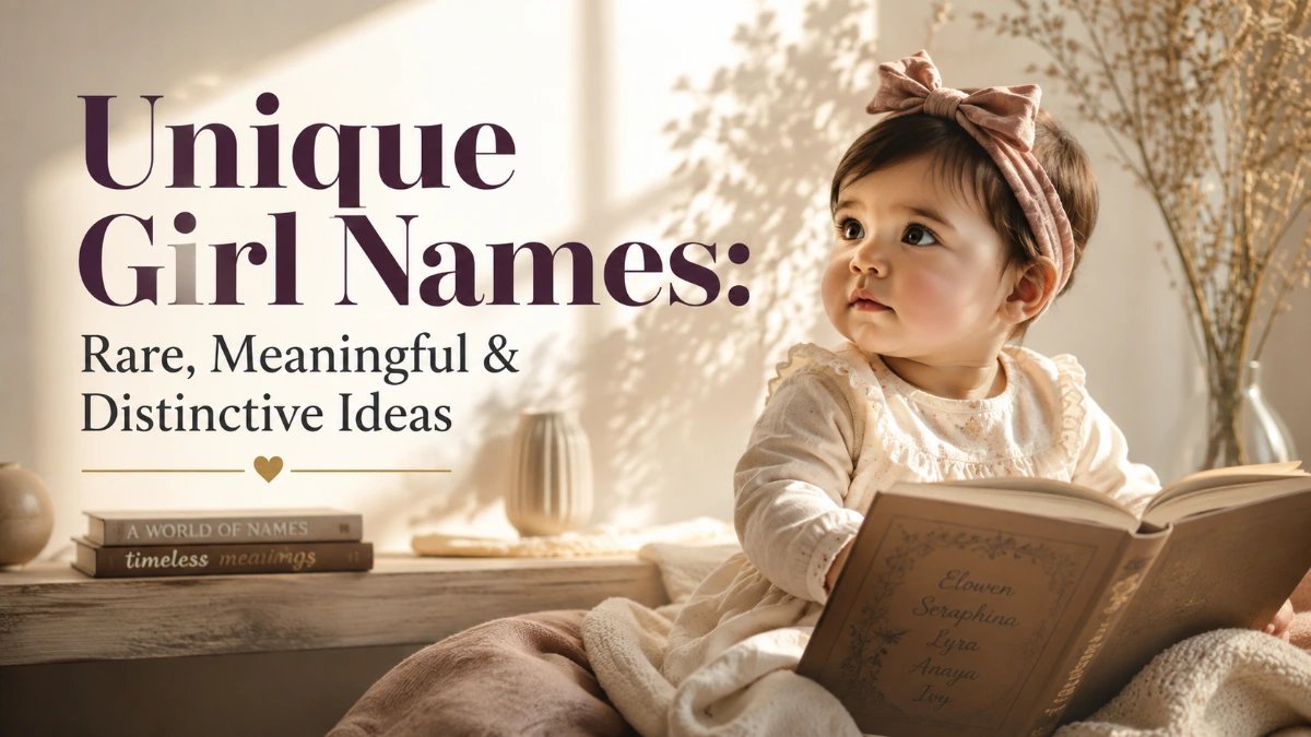 Unique Girl Names: Rare, Meaningful & Distinctive Ideas