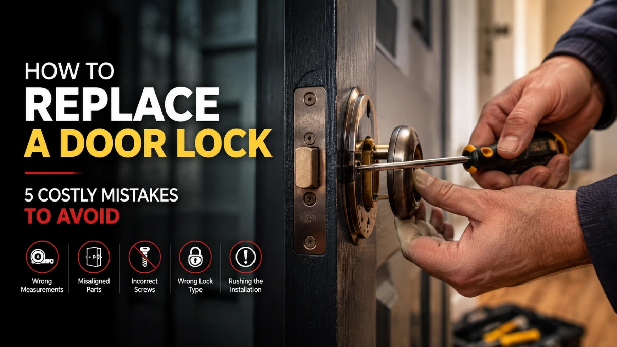 How to Replace a Door Lock: Choosing the Right Steps for Your Hardware