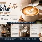 How to Make a latte at home