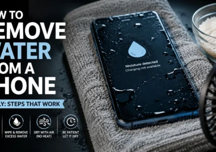How to Get Water Out of Phone